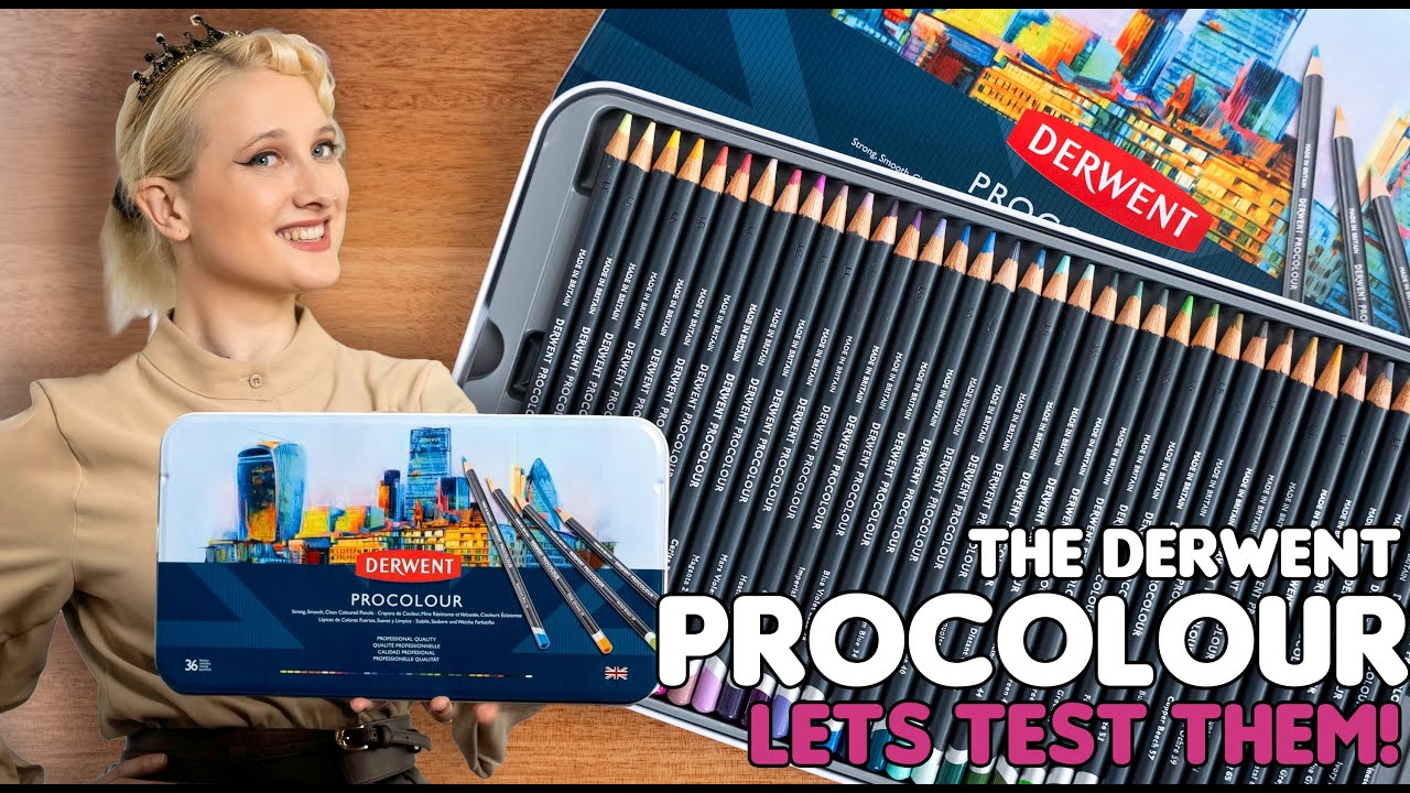 Reviewing the Derwent Procolour Pencils - Are they actually any good?