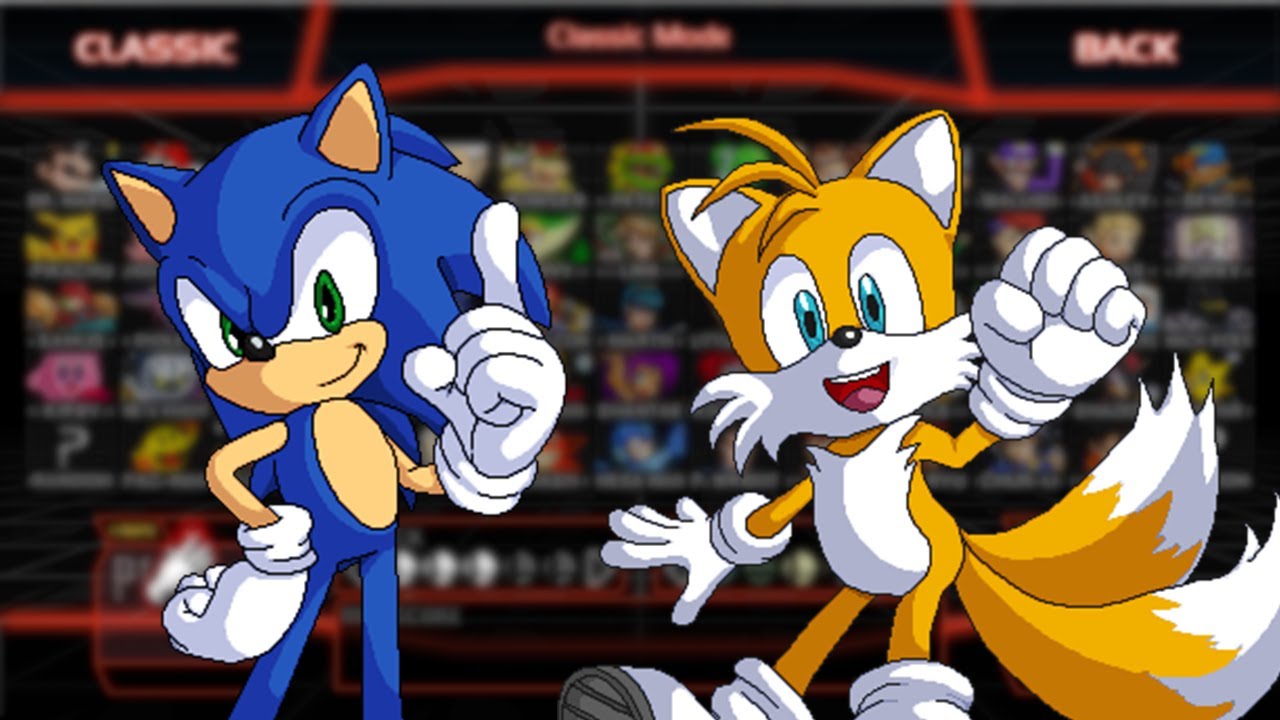 Super Smash Bros. Crusade - Demo 0.9.3 Classic Mode (Sonic e Tails)