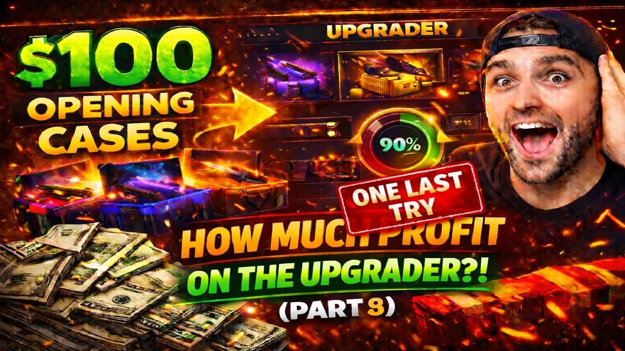 Opening $100 Dollars Worth of Cases To See How Much Profit We Can Get On The Upgrader!!! (Part 9)