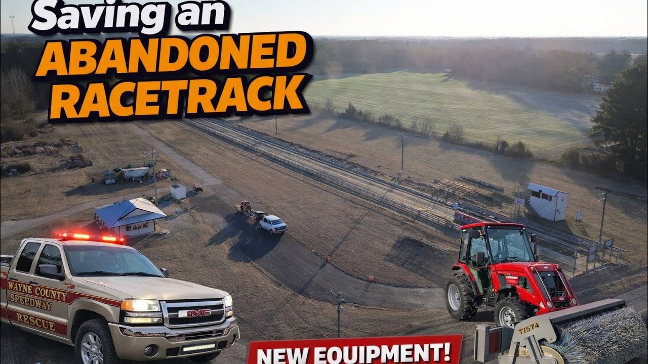 Спасение заброшенной гоночной трассы. Часть 3. Новое оборудование!!!!