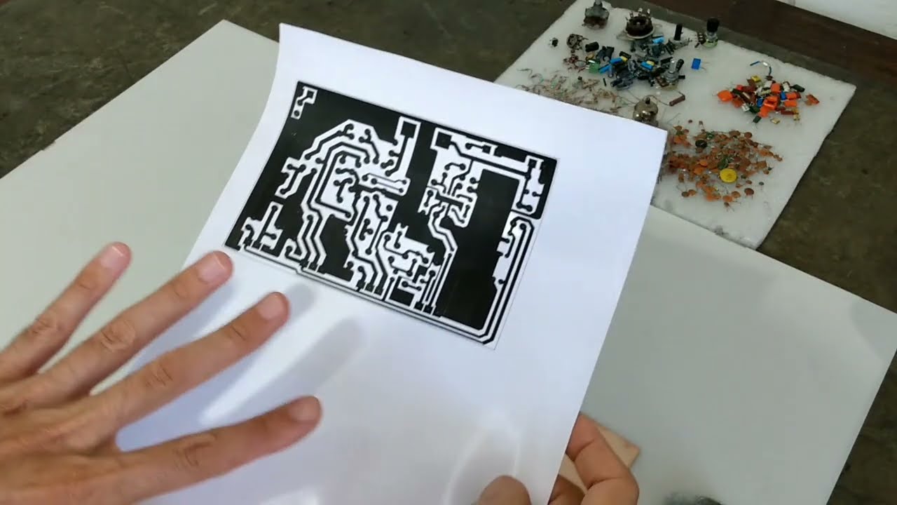 Como fazer Placa circuito impresso para montar os Receptores  Vídeo 1