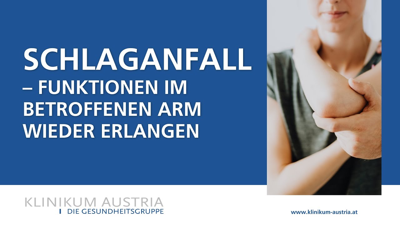 Training um nach einem Schlaganfall Funktionen im betroffenen Arm wieder zu erlangen