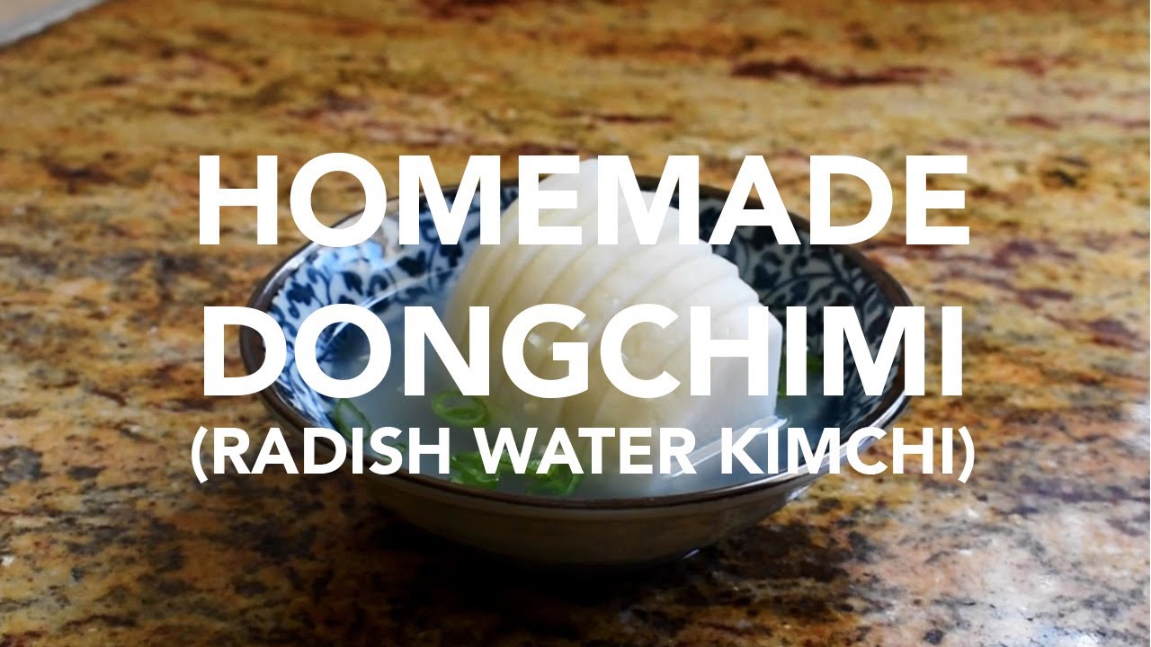 Homemade Dongchimi (Radish Water Kimchi)