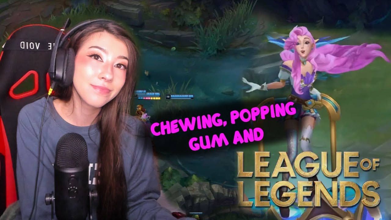 [LOL ASMR] CHEWING, POPPING GUM AND LEAGUE, S11 SOLOQ