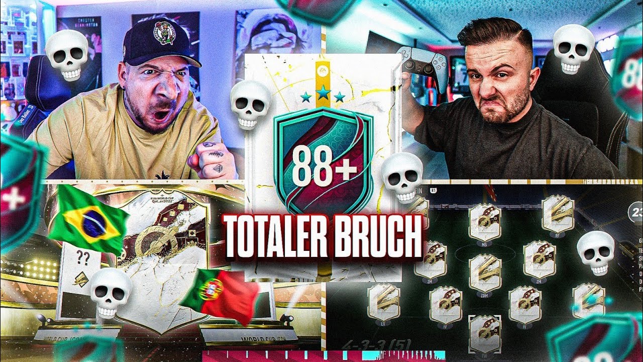 WIE GEWONNEN SO ZERRONNEN 💀 88+ WC ICON PACK SQUADBUILDER BATTLE vs @GamerBrothersTV  FIFA 23 SBB