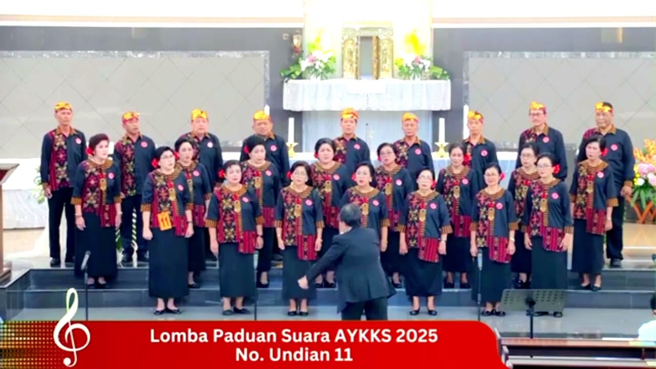JUARA 1 LOMBA PADUAN SUARA ADIYUSWA KATOLIK KOTA SEMARANG 2025