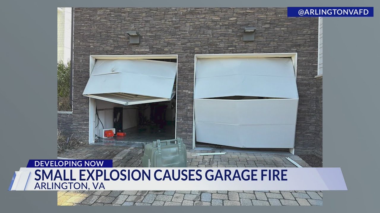 Arlington house fire sparks small garage explosion; fire marshal's office investigating