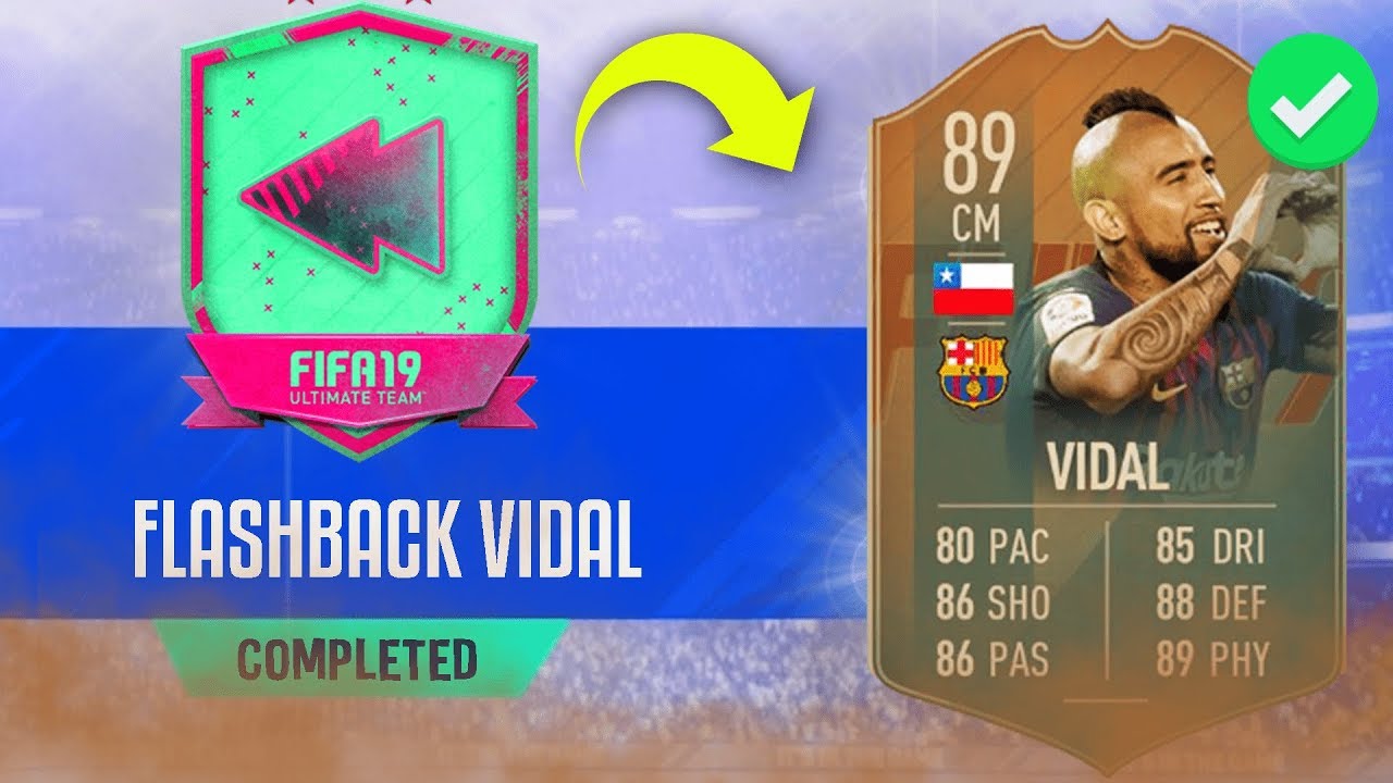 89 'FLASHBACK' VIDAL SBC CHEAPEST SOLUTION - #FIFA19 89 Arturo Vidal Flashback SBC Cheap Way