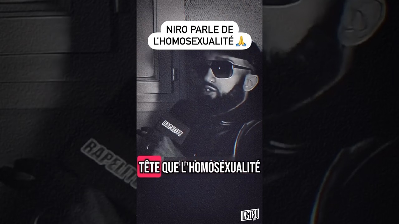 Niro par rapport &agrave; l&rsquo;homosexualit&eacute; 🙏 #niro #homosexuality #homosexual #rapfr #rappeur #rappeurs