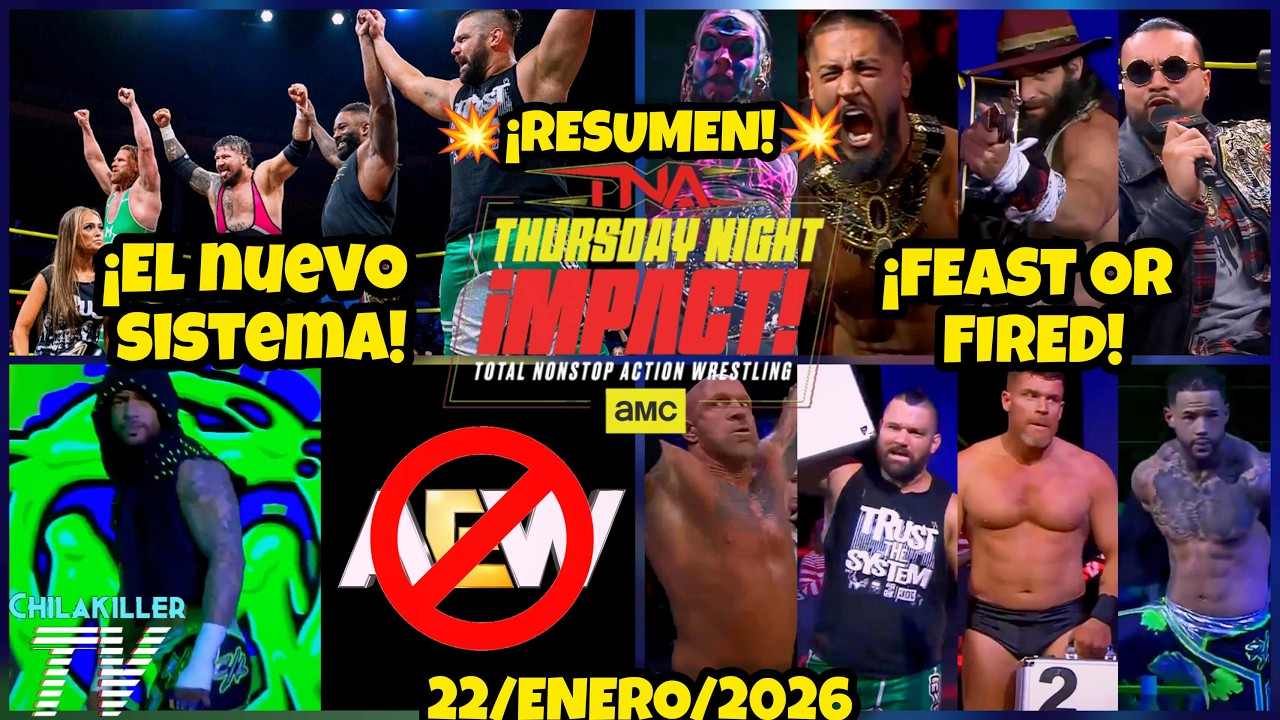 ¡TREY MIGUEL VUELVE A TNA! | TNA iMPACT! | 22 Enero 2026 | RESUMEN Y RESULTADOS