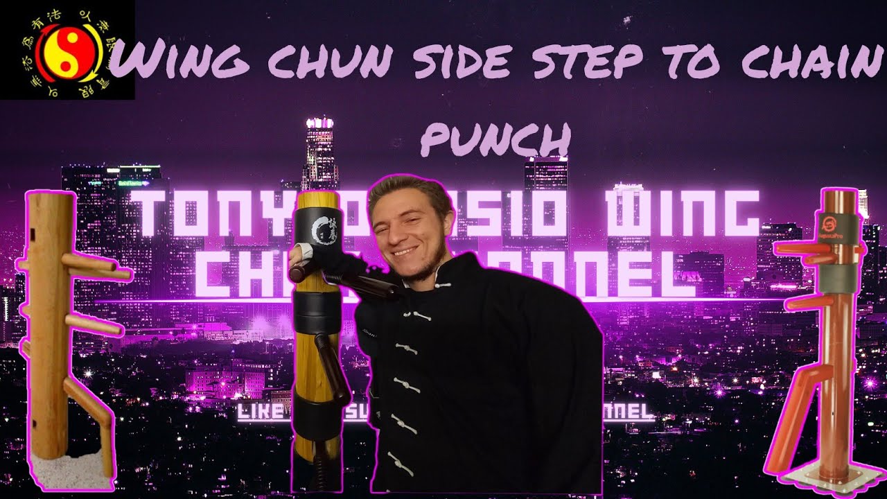 How to Effectively Execute the Wing Chun Side Step into a Chain Punch #kungfu #martialarts