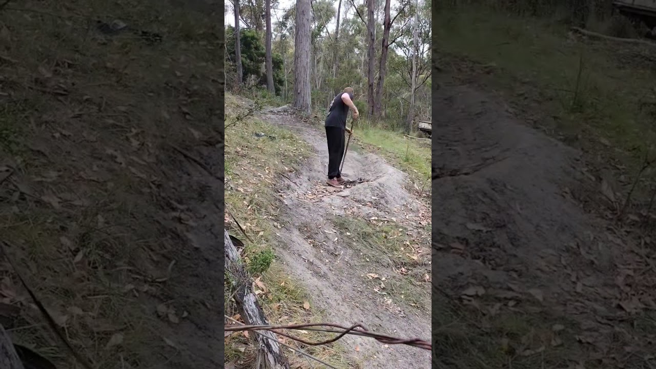 trail building time-lapse. 