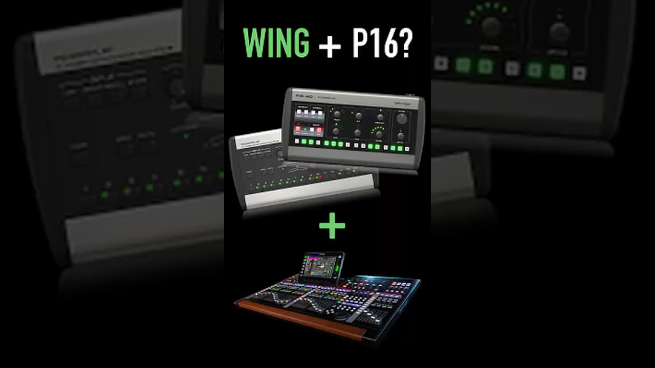 Using the Behringer P16-M with the WING (Ultranet Setup Guide) #drewbrashler #behringerwing #p16