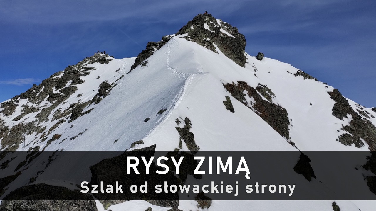 Rysy zimą, ale szlakiem od Słowacji