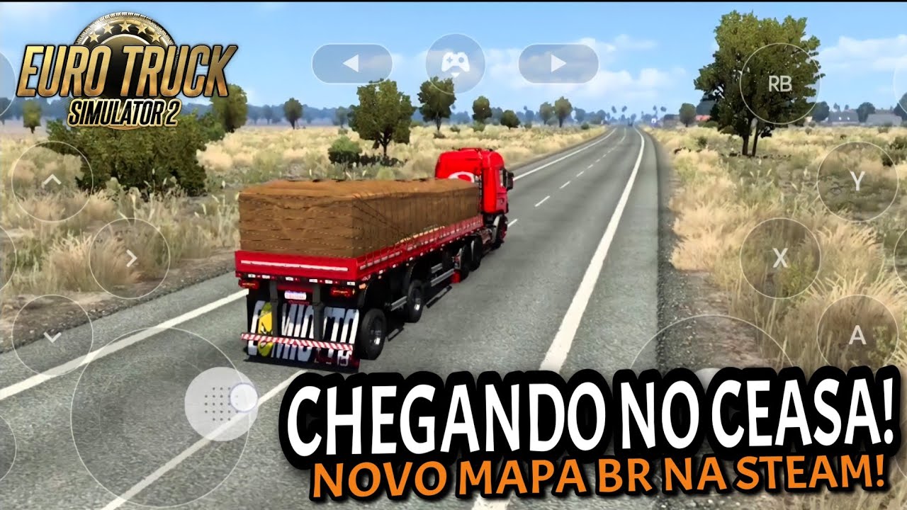 CHEGOU NOVO MAPA NA STEAM? ETS NO CELULAR GEFORCE NOW