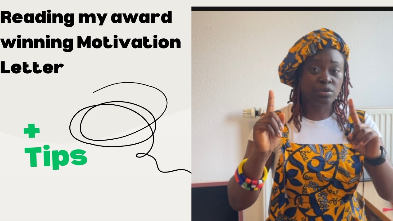 How to write an award winning motivation letter using my example | DAAD| 2024
