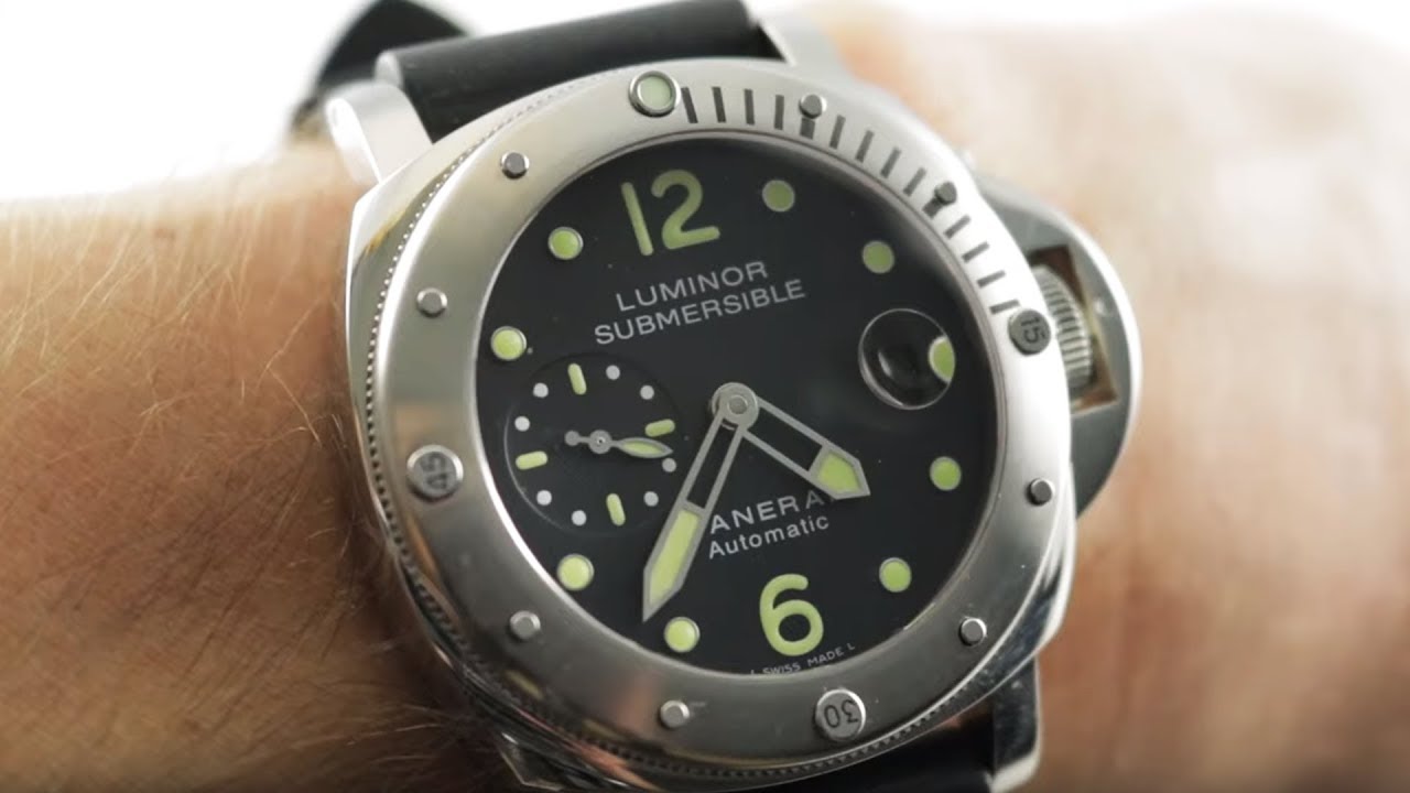 Panerai Luminor Submersible PAM00024 Dive Watch Review