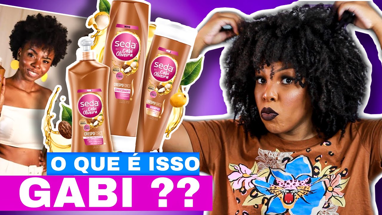 TESTEI SEDA BY GABI OLIVEIRA NO MEU CABELO CRESPO 4B POR LUANY CRISTINA
