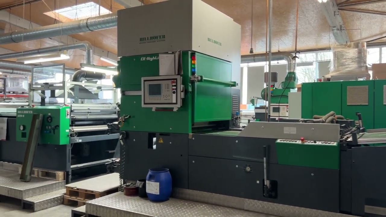 INTERMAK GRAPHIC MACHINERY: Billh&ouml;fer EK-HL-4 , Year 2007