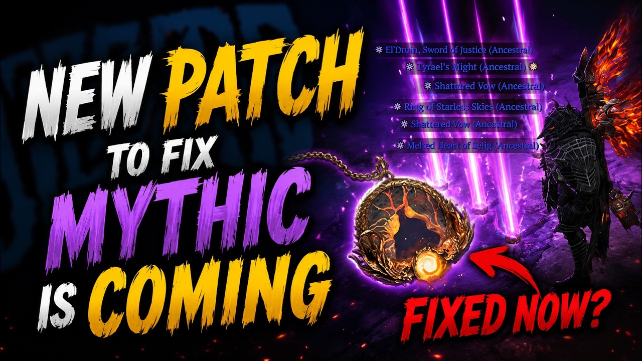 NEW PATCH to fix Mythic is COMING...