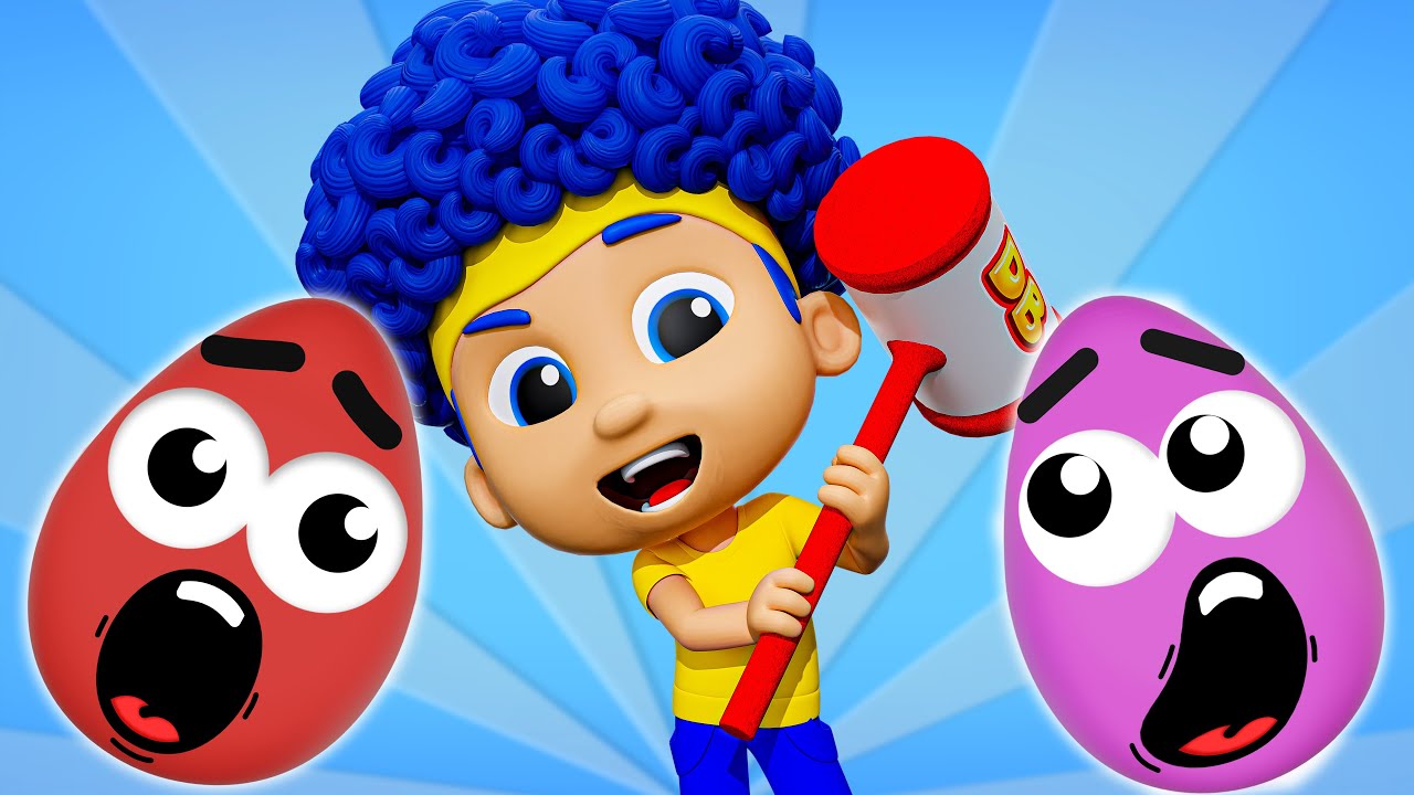 Let's See What's Inside the Surprise Egg with New Heroes | D Billions Kids Songs