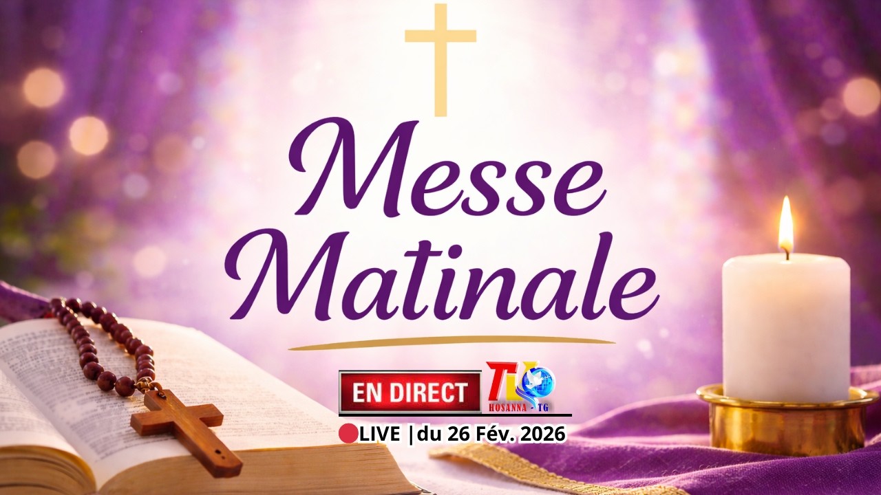 🔴LIVE | Sainte Messe Matinale | Prière du Matin et Adoration |  26-02-2026