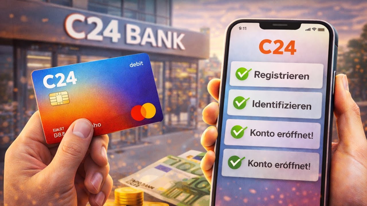 Die C24 Bank Konto er&ouml;ffnen &ndash; Schritt-f&uuml;r-Schritt Anleitung 2026