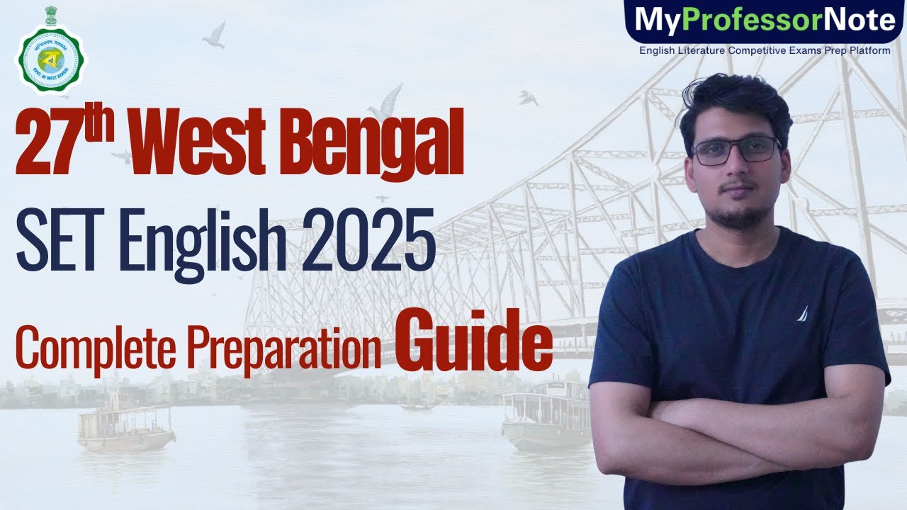 West Bengal SET English 2025 | WB SET English 2025 Preparation Guide - Bhupesh Sharma | English SET