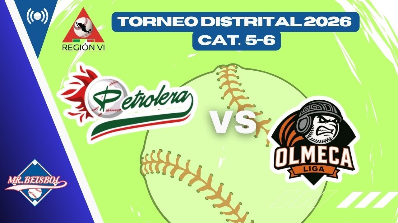 PETROLERA VERDE vs OLMECA | DISTRITALES ALIJ 2026 CAT 5-6 AÑOS
