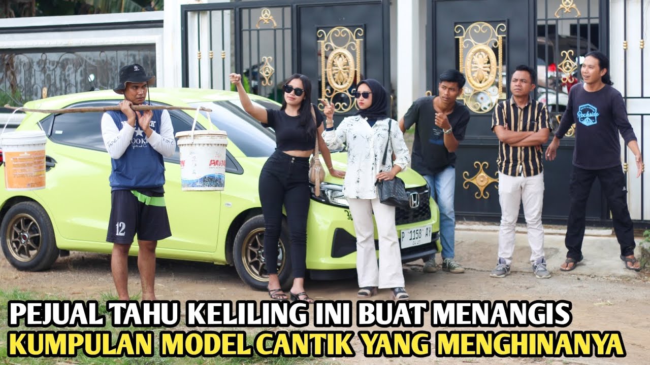 KUMPULAN MODEL CANTIK DIBUAT MENANGIS KETIKA BERTEMU DENGAN PRIA YANG DIKIRA PENJUAL TAHU KELILING !