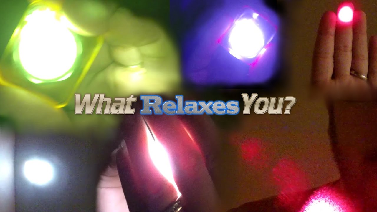 What Relaxes You? Role Play with Lights, Tapping, Rubbing, Tracking - Binaural ASMR