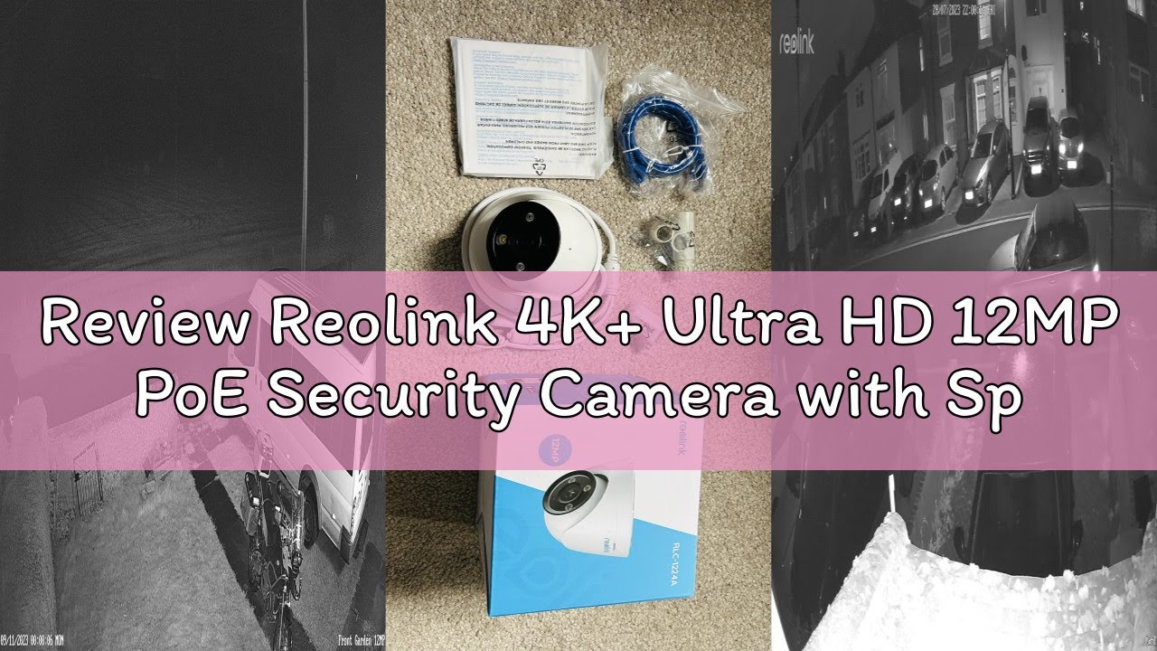 Review Reolink 4K+ Ultra HD 12MP PoE Security Camera with Spotlight, Human/Vehicle Detection, Color