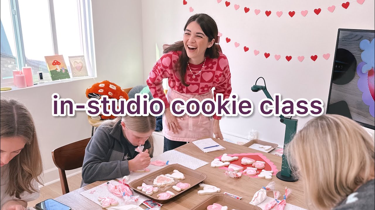 first cookie class in my new studio!