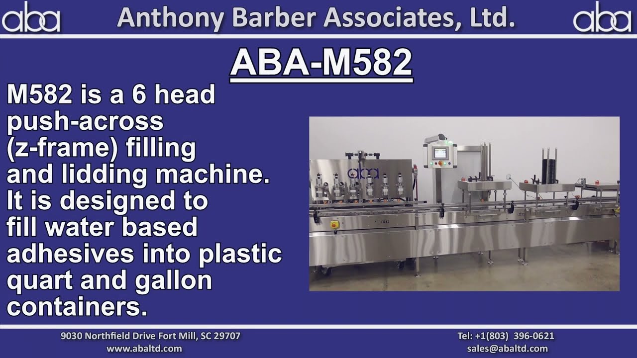 ABA-M582 - 6 Head Quart and Gallon Filler