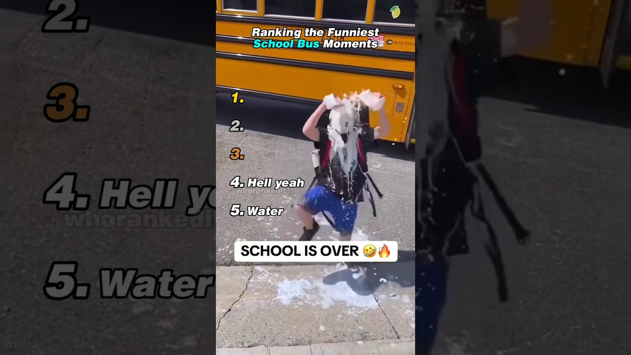 Ranking the Funniest School Bus Moments
