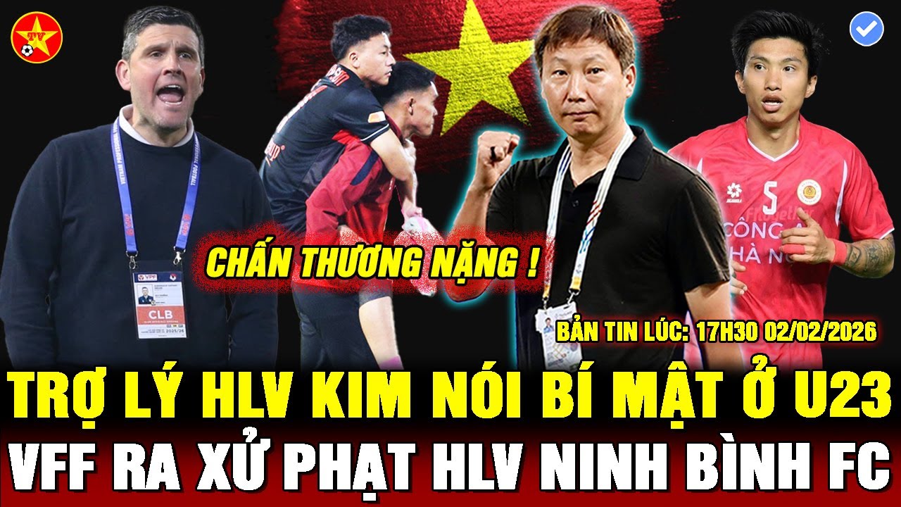 💖HLV KIM ĐỐI XỬ VỚI U23VN NHƯ ANH TRAI, THÁI SƠN CHẤN THƯƠNG NẶNG, VĂN HẬU BÁO TIN VUI, VFF MẠNH TAY