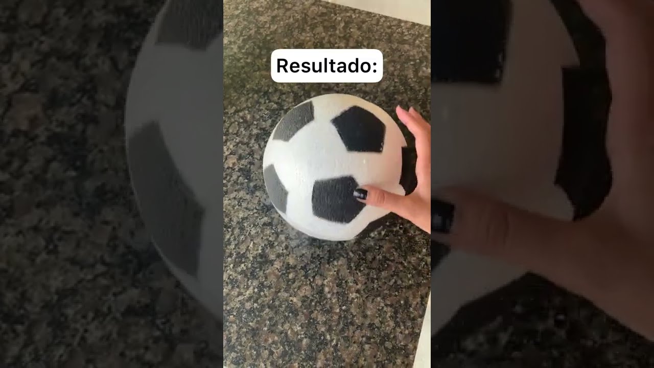 DIY: Bola de Futebol - Chá Revelação