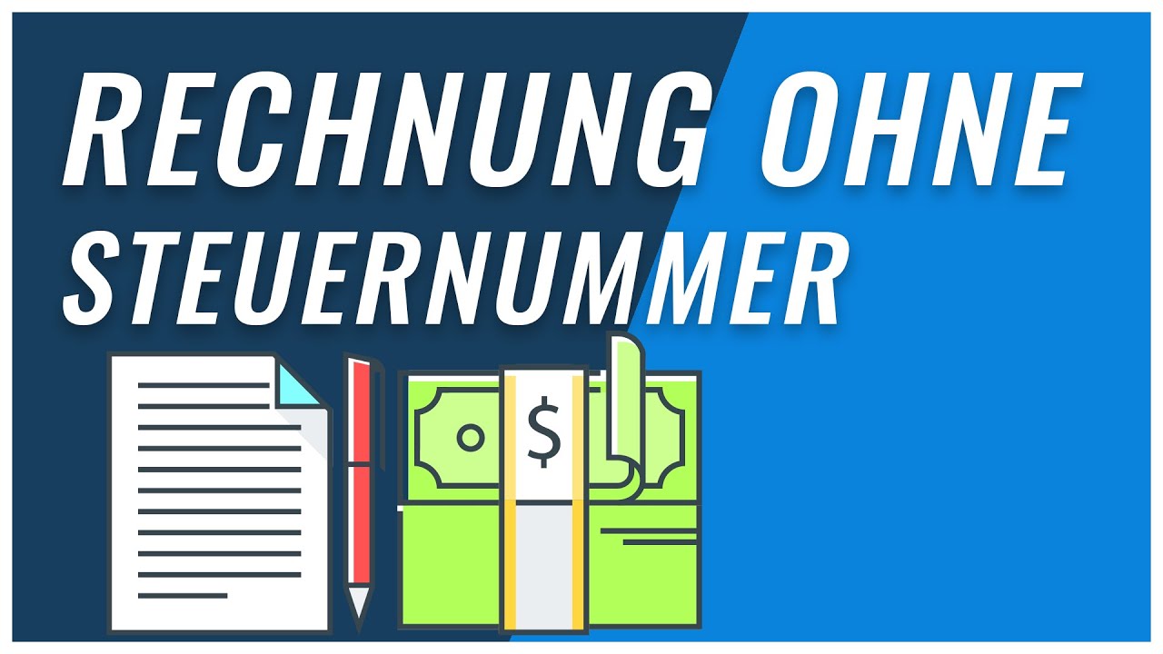 Rechnung ohne Steuernummer schreiben | So geht's!