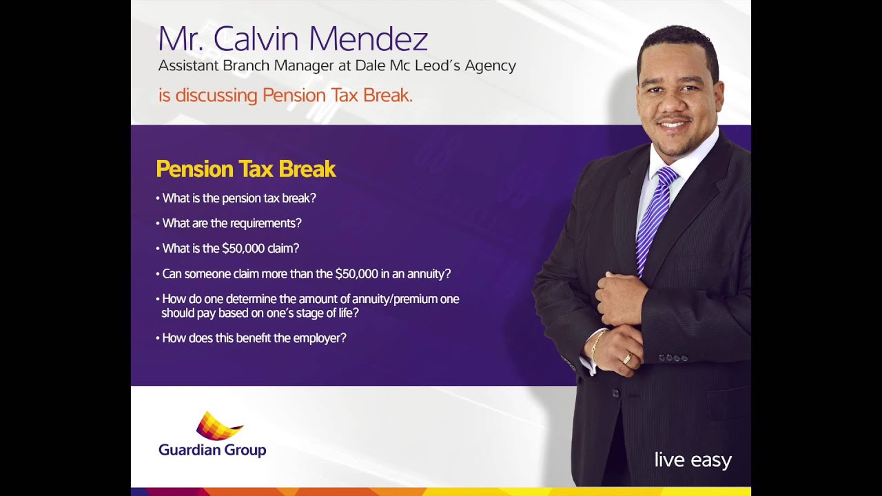 Inside Insurance - Pension Tax Break - Calvin Mendez - Friday 13 November 2015