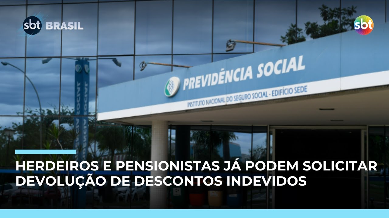 INSS libera devolu&ccedil;&atilde;o de descontos indevidos para herdeiros e pensionistas | #SBTBrasil