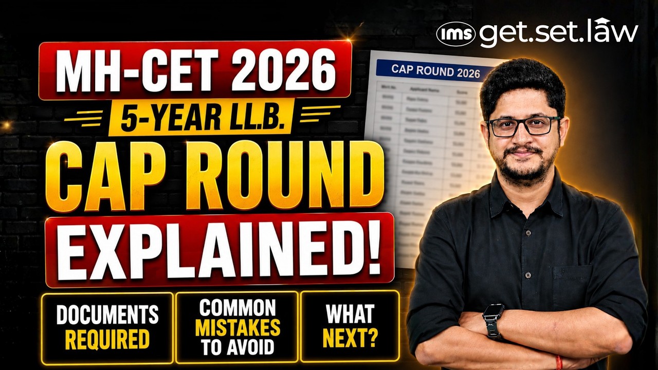 🔴5 year LLB | MH-CET Law 2026 CAP Round Complete Guide | Documents Required & Next Steps #mhcetlaw