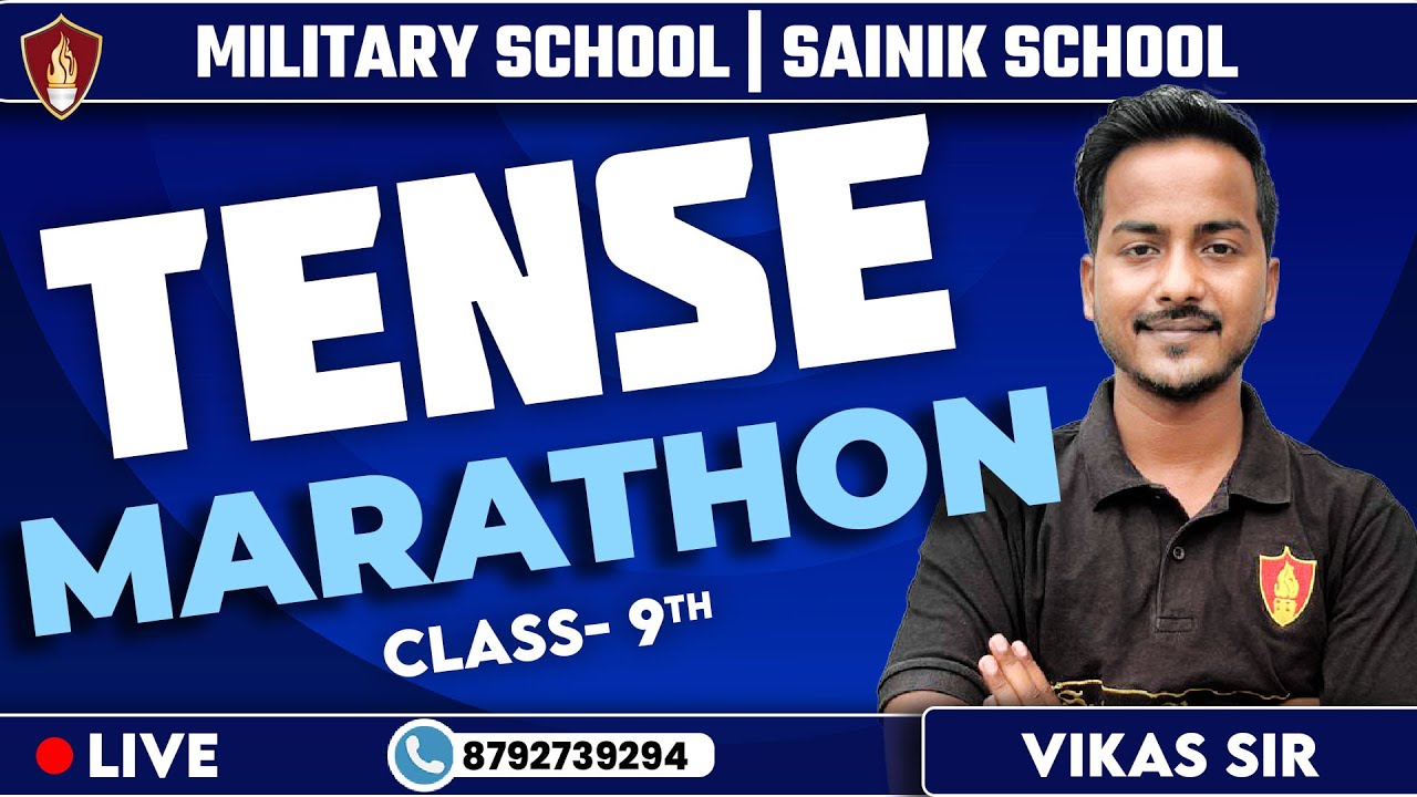 Tenses For Class 9th RMS & Sainik School | Sainik School Online Classes | Sainik School Coaching
