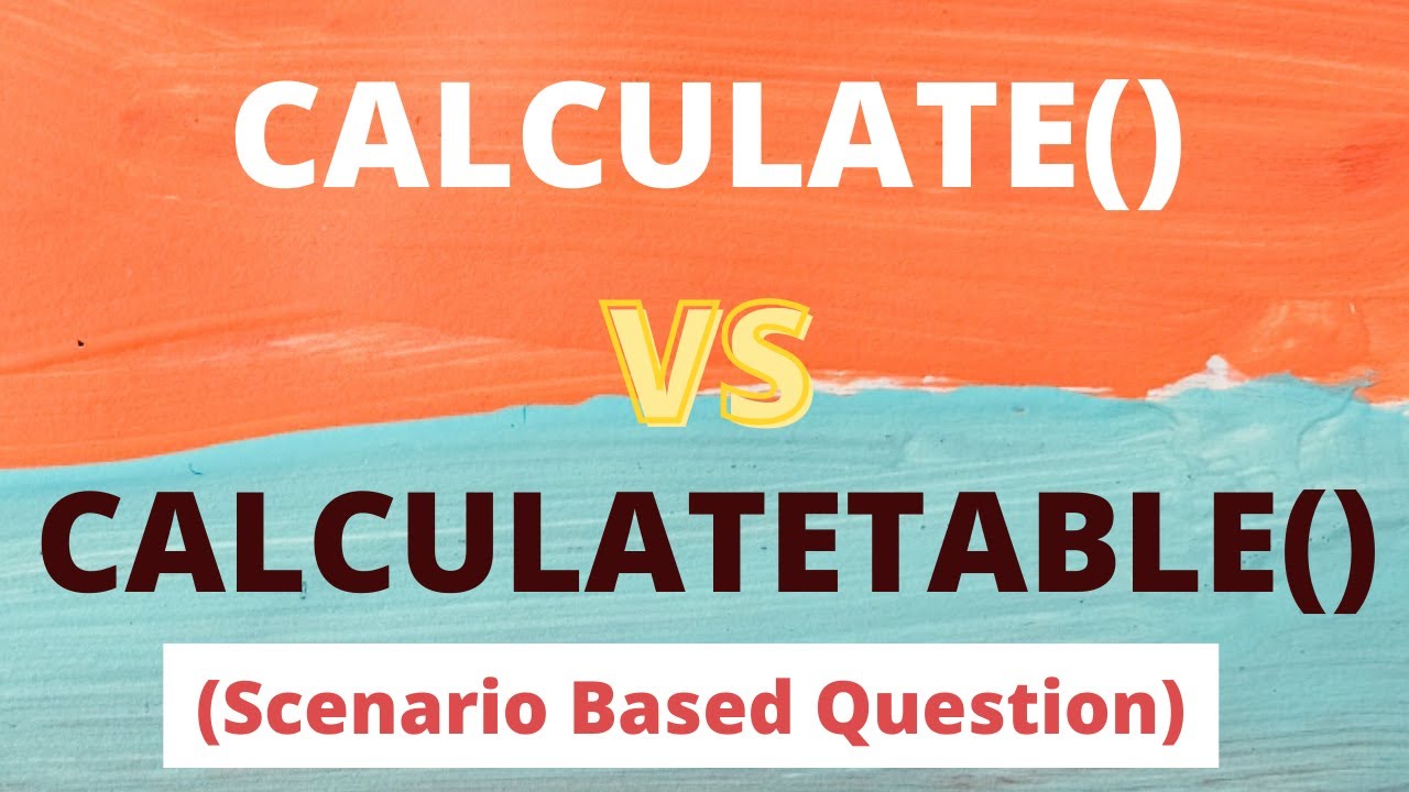 Сценарий: Calculate() против Calculatetable() | DAX | Интервью по Power BI🔥