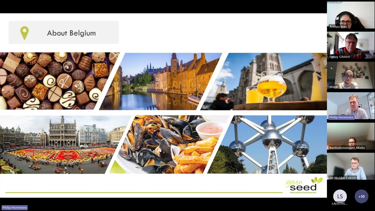 Webinar Entering the Belgian Food & Beverage market