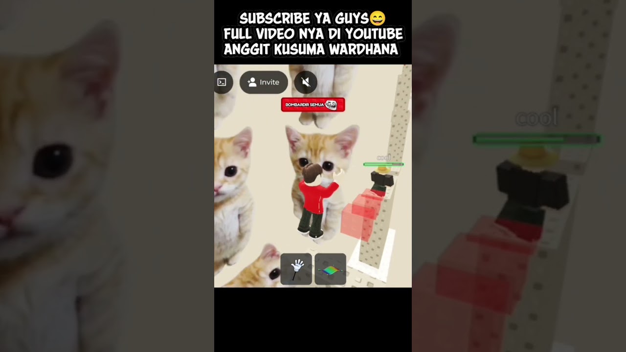 Yuta Mio Fokus Parah! Parkour Kucing Nggak Boleh Salah 😱🐱
