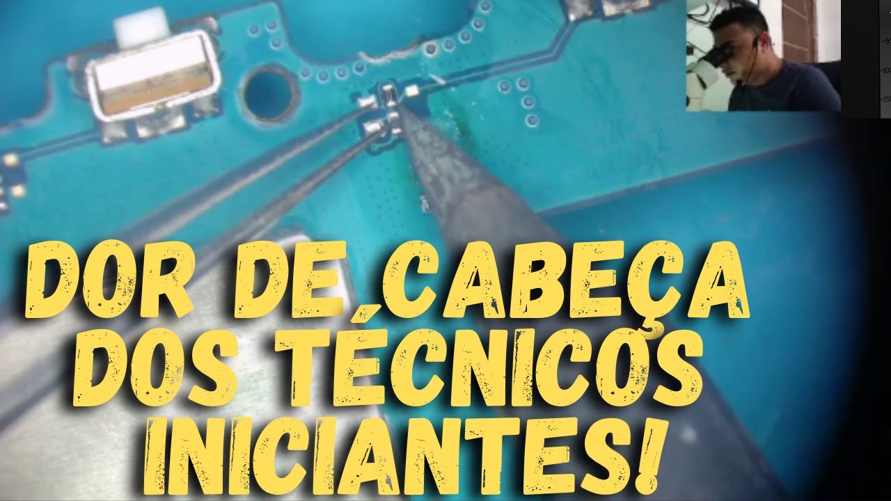 TÉCNICA CORRETA TROCA DE COMPONENTES EM PLACAS DE CELULAR (CONSERTO DE CELULAR)