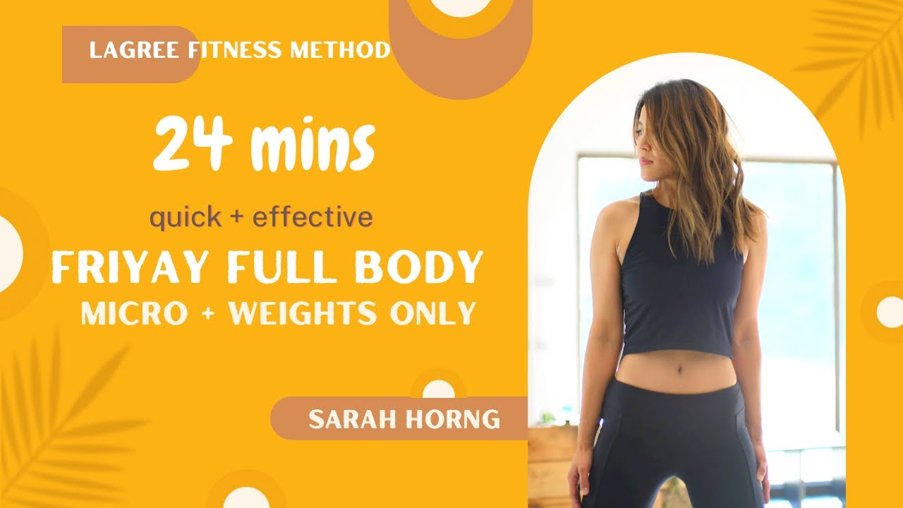 24 mins FRIYAY full body workout // microformer only // lagree fitness // JUL 22, 2022