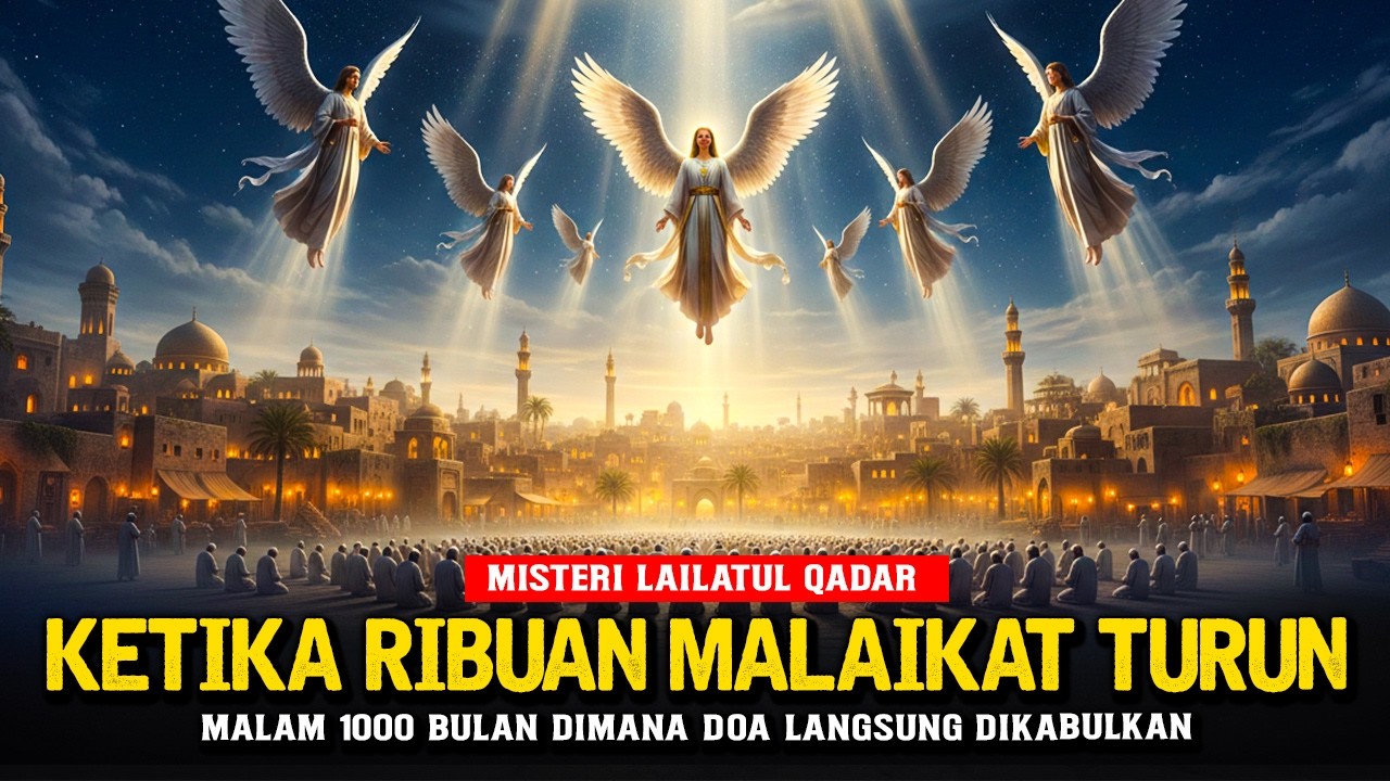 Inilah Malam Ketika Ribuan Malaikat Turun Ke Bumi Saat Bulan Puasa! Misteri Malam Lailatul Qadar
