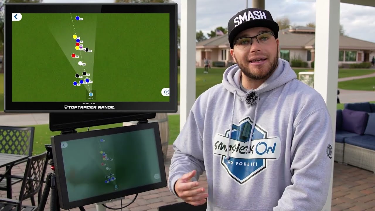 How to AIM correctly when playing TOPTRACER | Golf Tips | From a Driving Range Expert
