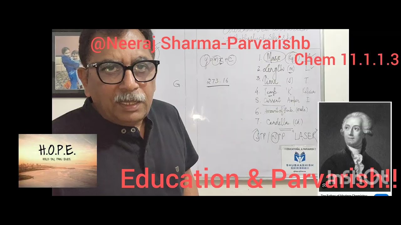 Chemistry Fundamentals 11.1.1.3 @ Neeraj Sharma -Parvarish 
